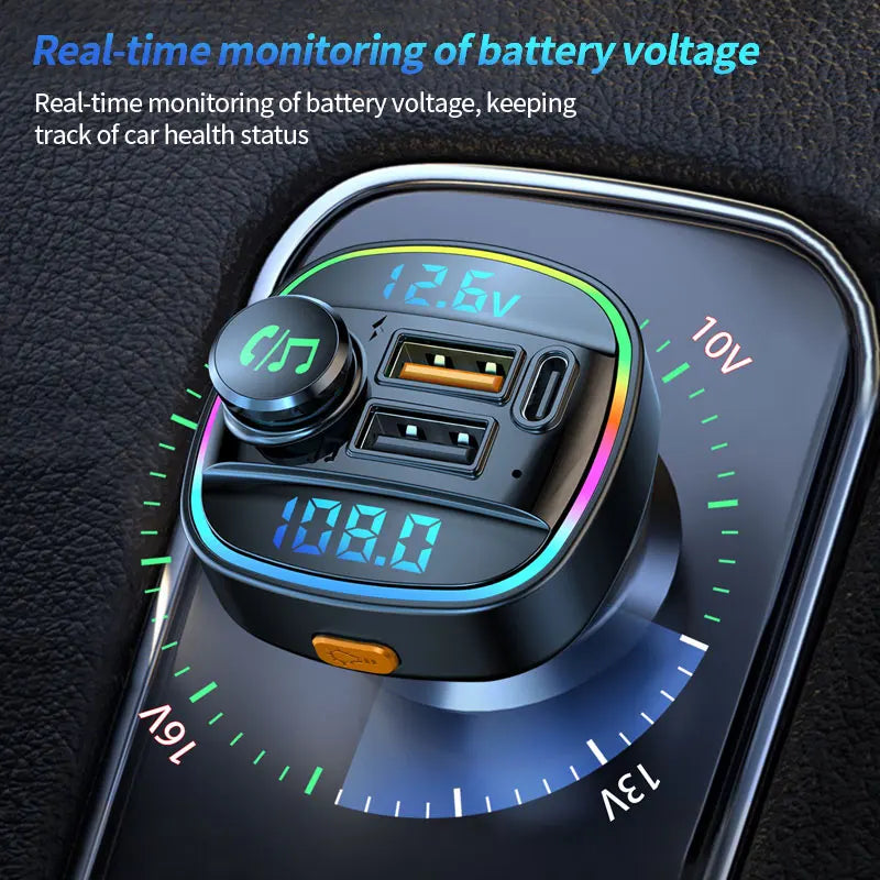 Bluetooth FM Car Transmitter 22.5W