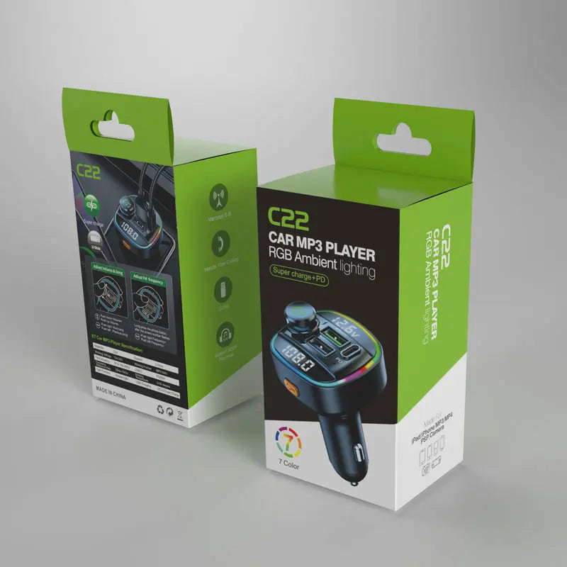 Bluetooth FM Car Transmitter 22.5W