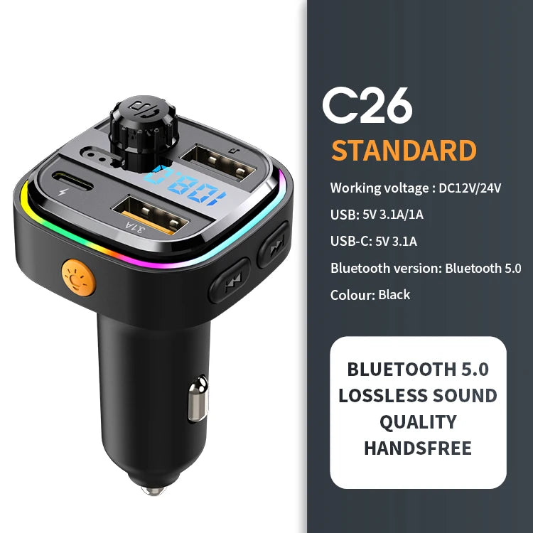 Bluetooth FM Car Transmitter 22.5W